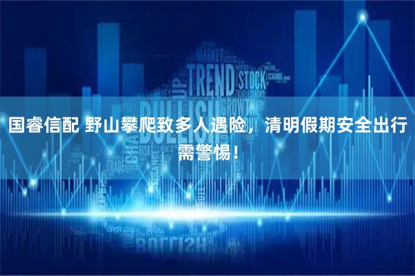 国睿信配 野山攀爬致多人遇险，清明假期安全出行需警惕！