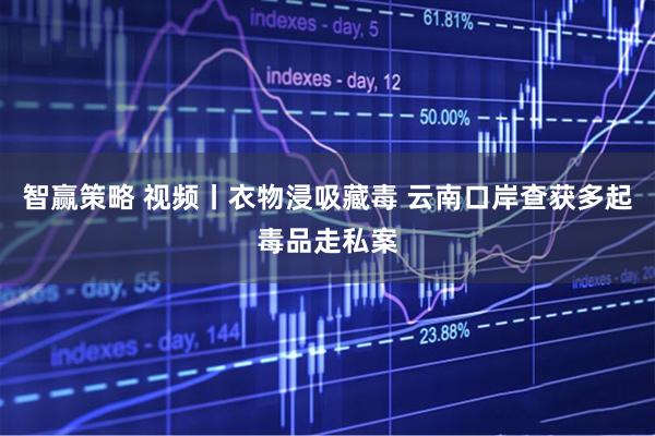 智赢策略 视频丨衣物浸吸藏毒 云南口岸查获多起毒品走私案