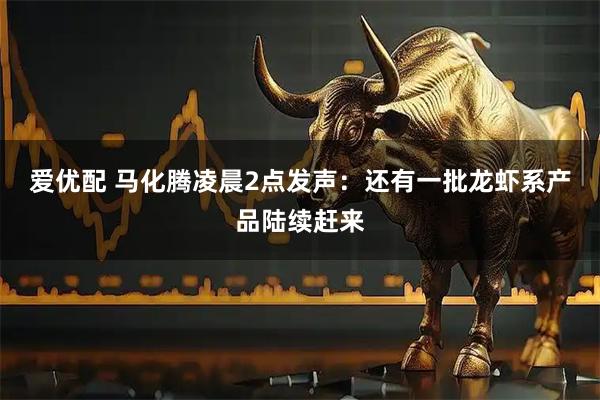 爱优配 马化腾凌晨2点发声：还有一批龙虾系产品陆续赶来